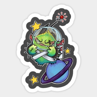 Space puffling Sticker